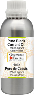 Greenwood Essential Pure Black Currant Oil (Ribes nigrum) Cold Pressed 630ml (21 oz)