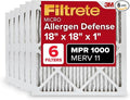 Filtrete 18x18x1 AC Furnace Air Filter, MERV 11, MPR 1000, Micro Allergen by Filtrete