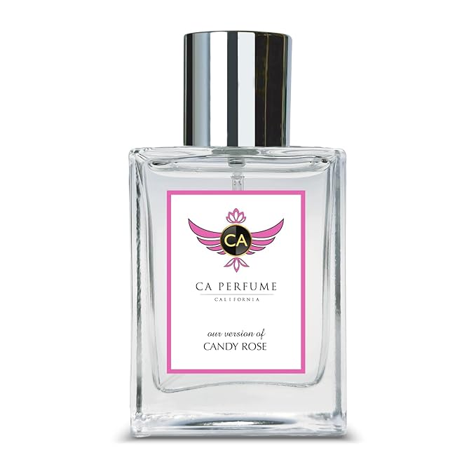 CA Perfume Impression of Candy Rose for Women Floral Fruity Fragrance Long Lasting Perfumes for Women Eau De Parfum 1.7 Fl Oz 50ml