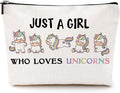 Unicorn Gifts Makeup Bag Stuff Unicorn Cosmetic Bag Toiletry Bag Zipper Pouch for Women Girls Female Sister Daughter Friend Lover Birthday Graduation Friendship