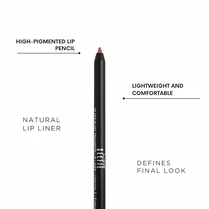 GA-DE Selfie 16 Hours Lip Liner, 857 - Long-Lasting, Transfer-Resistant Lip Liner Pencil - Lightweight, Creamy Soft Texture, High-Pigmented - 0.02 oz