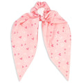 Valentine's Day Hair Ties XOXO Pink Heart Hair Scrunchies for Women Girls Elastic Love Hair Tie Ribbon Valentine's Day Hair Bows Hair Accessories Gifts