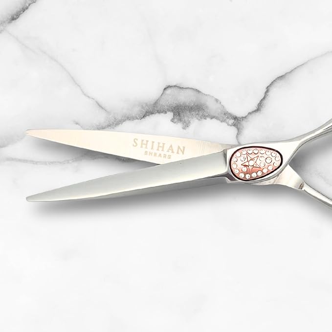 Scissors for Professional Hairdressers - 6" Shears With Intricate Detailing and Design - 440C Stainless Steel For Longlasting Sharpness