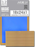 18x24x1 Air Filter Comparable to MPR 100 Basic Economy Furnace Filters by AIRXFILTERSWICKEDCLEANAIR