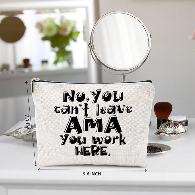 Nurse Gifts, Funny Makeup Bag, Nurse Accessories Funny Horse Cosmetic Bag, Doctor Gift Nursing Travel Organizer Zipper Pouch Thank You Nurses Week Gifts for Women Coworker Physician Assistant