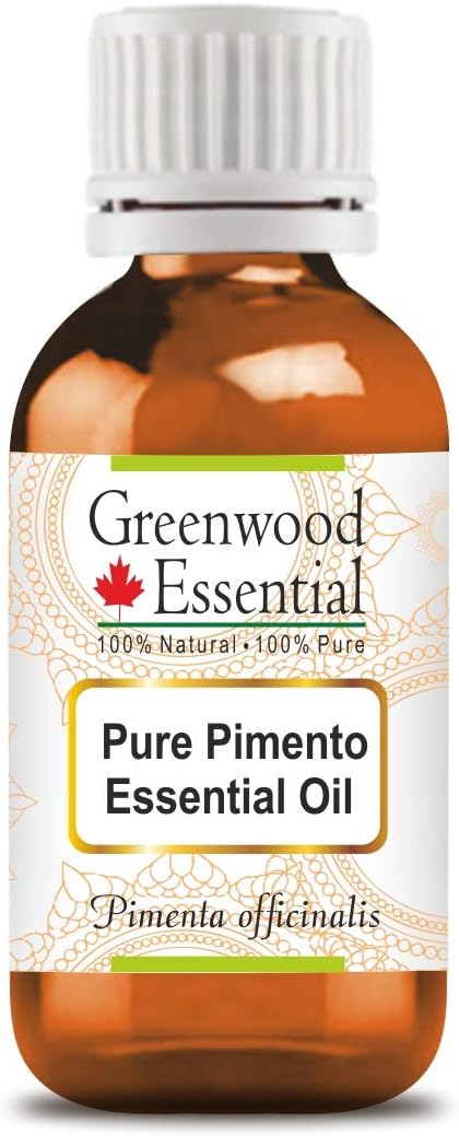 Greenwood Essential Pure Pimento Essential Oil (Pimenta officinalis) Steam Distilled 5ml (0.16 oz)