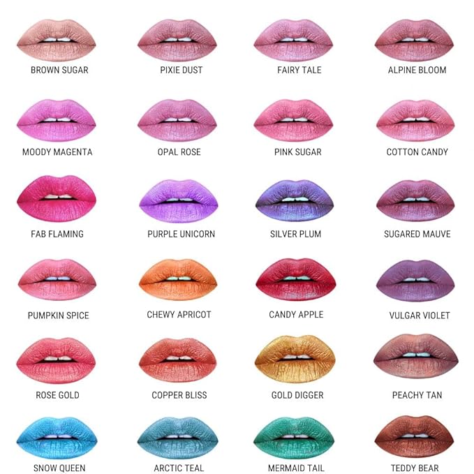 Aromi Plum Mauve Metallic Liquid Lipstick | Long-lasting, Purple Lip Color with Shimmery Finish, Waterproof, Vegan, Cruelty-free, Gluten and Paraben Free (Vulgar Violet)