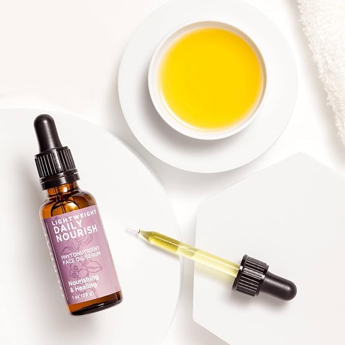Ora's Amazing Herbal Lightweight Daily Nourish, Organic Calendula, Thyme, Plantain, Rosehip, Meadowfoam. Unscented Face Oil, Plant Based Fragrance Free Face Oil Serum, 1 oz