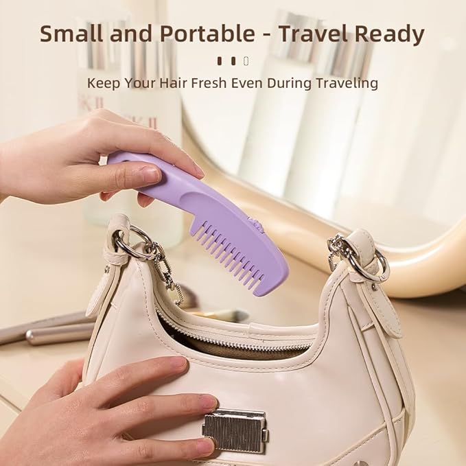 Hair Razor Comb, Hair Thining Trimmer, Homeuse Cutting and Styling Comb (White)