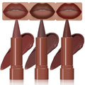 BINGBRUSH 2-in-1 Gradient Matte Lipstick & Lip Liner Set,3PcsLong Lasting Waterproof Lip Crayon for Women, Flawless Contour, Lightweight Ombre Lip Color Pencil(03#&05#&08#)