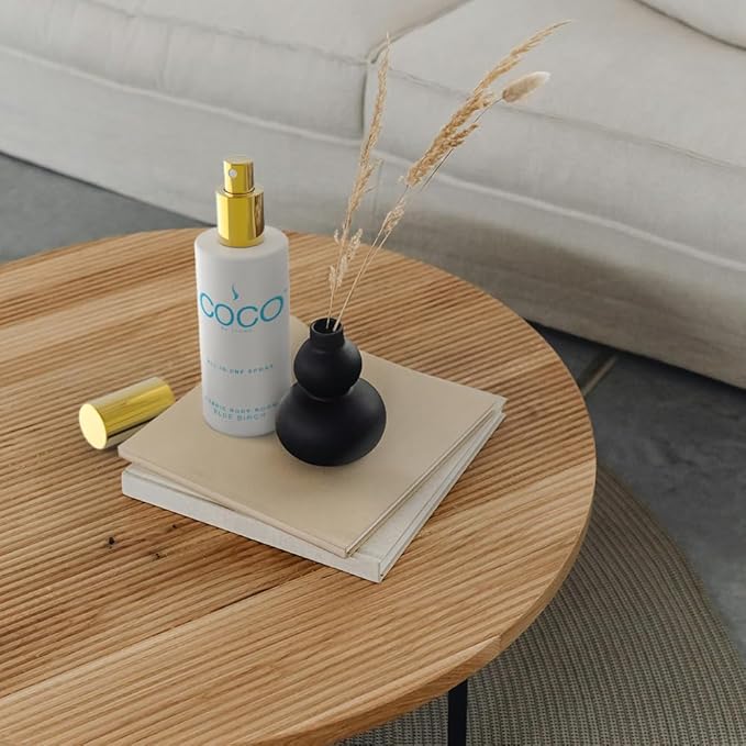 COCO by Stone 5oz All-in-One Spray (Blue Birch) Shake & Spray Formula for Fabric, Pillows, Interiors, Clothing, Home Fragrance Accessories, Room Perfume, Room Deodorizer, Vegan & Cruelty-Free
