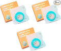 Cocofloss Woven Dental Floss, Dentist-Designed Oral Care, Orange Scent, Waxed, Expanding, Kid-Friendly String Floss with Coconut Oil, 3 Spools (33 yd Each)