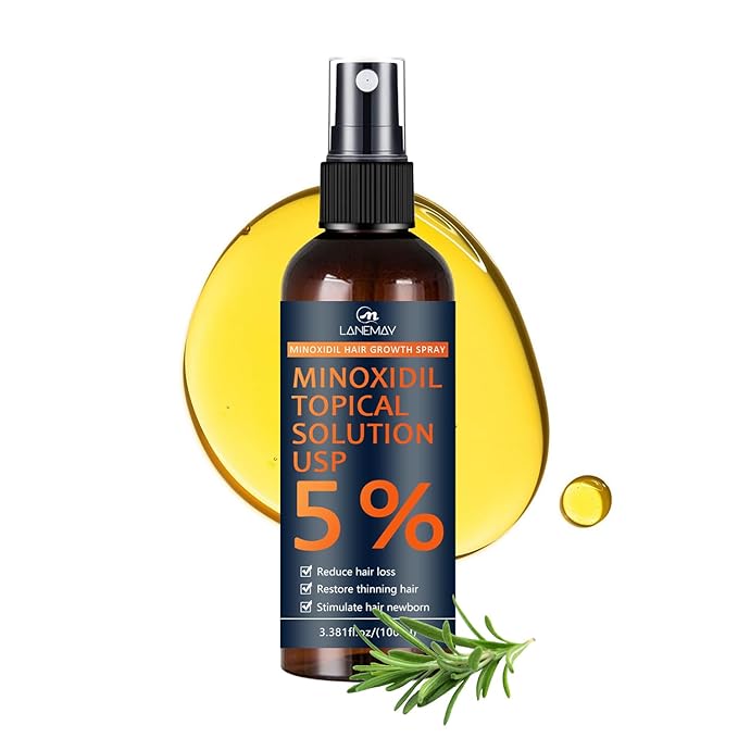 5% Minoxidil for Men Hair with Biotin, Minoxidil for Women, Minoxidil Beard Growth Oil, Minoxidil Hair Growth Serum for Men Hair Growth