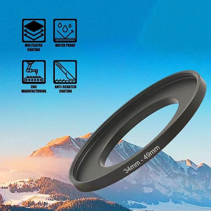 YAMAFOO 52mm to 46mm Step-Up Ring/Step Down Rings Filter Adapter - Image 4