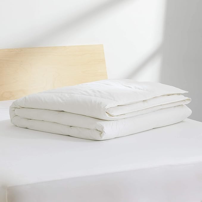 Brooklinen All Season Luxury Down Comforter, 100% Natural Canadian Duck Down Duvet Insert - 700 Fill Power, 100% Cotton Shell, Baffle Box Construction, King/Cali King Size Comforter