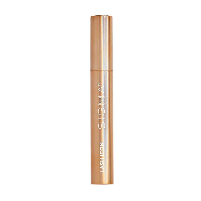Sigma Beauty Lash Icon Lengthening and Volumizing Tubing Mascara Black – Smudge Resistant Mascara with Curved Wand, Lightweight Buildable Formula for Defined, Lifted Lashes and All Day Wear