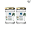 Parachute Naturalz Organic Virgin Coconut Oil | Cold Pressed | Unbleached | Unrefined | Non-Hydrogenated | MCT Oil | USDA Certified |16 Fl. Oz | Glass Jar | Pack of 2
