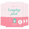FACETORY K Beauty Face Mask Skin Care - Everyday PEARL Brightening Sheet Mask | Plant-Based with Pearl Essence (5 Pack)