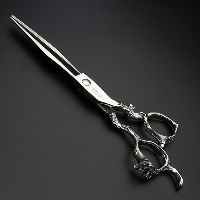 SHARONDS Hair Cutting Scissors Hairdressing Scissors Thinning Scissor Professional Barber Salon Home Shear For Men Women (7 inch flat)
