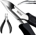 DEOU Toenail Clippers Blade for Ingrown and Thick Nails Stainless Steel Pedicure Tools at Home ingrown toenail Treatment Professional Podiatrist Nail Clippers with Upgraded Handle (Eagle Beak Pliers)