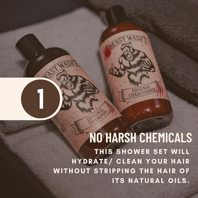 Johnny Slicks Body Wash - Supports Clean & Hydrated Skin - With Activated Charcoal, Organic Oils & Exfoliants - Rugged Scent - 16 oz