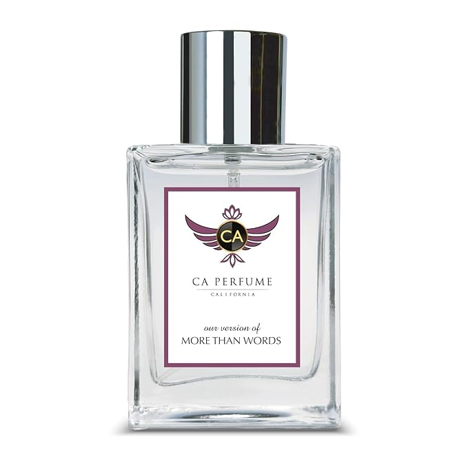 CA Perfume Impression of More Than Words for Women and Men Long Lasting Unisex Fragrance Eau De Parfum 1.7 Fl Oz 50ml