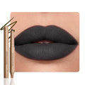 Matte Crayon Lip Liner Pencil, Deep Green Lip Liners Lipstick For Women Halloween Birthday Party Wear, Plump Creamy Formula With Silicone Smudger for Define Contours & Sculpting Lip