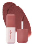 COLORGRAM NUDE BLUR TINT 11 DEEP CHOCOLATE | Soft Velvet Matte Liquid Lipstick & Cheek Tint | Lightweight Blurring Tint for a Smooth & Airbrushed Finish | Long-Lasting & Non-Sticky Formula