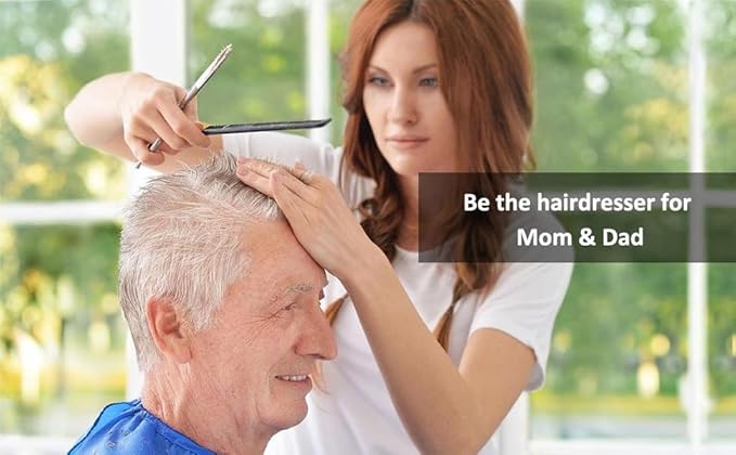 Hair Cutting Scissors, Thinning Shears Kit. Premium Stainless Steel Salon Scissors, Edge Scissor, Razor.for Hairdressing, Salon and Home