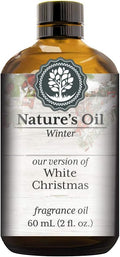 White Christmas Fragrance Oil (60ml) For Diffusers, Soap Making, Candles, Lotion, Home Scents, Linen Spray, Bath Bombs, Slime