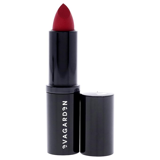 EVAGARDEN The Matte Lipstick - Velvety Texture and Vibrant Ultra-Matte Finish - Pigmented, Soft and Silky Formula and Smooth Application - Offers Bold Saturated Color - 639 Retro Red - 0.1 oz