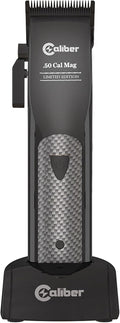 .50 Cal Limited Edition Clipper - Long Lasting 8+ Hours of Power - Ultra Low Noise Technology - Rechargeable Powerful Battery - Easy Zero Gap Cut - Hair Grooming Tool for Men (Black)