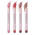 Matte Lip Liner Pencil Set,4 Colors Mini High-Pigmented Long Lasting Waterproof Cream Smooth Texture Lip Color Mini Combo Set Makeup (Sharpener Not Included)