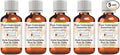 Greenwood Essential Pure Cedarwood Essential Oil (Juniperus virginiana) Steam Distilled (Pack of Five) 100ml X 5(16.9 oz)
