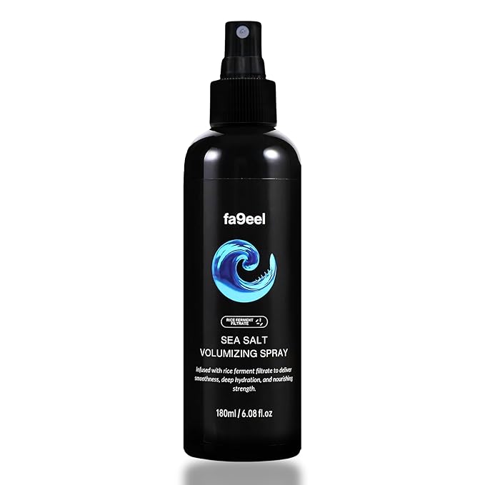 Sea Salt Spray for Hair | Texturizing, Volumizing Hair Mist with Rice Ferment (Rice Protein) and Aloe Vera | Beach Waves, Shine, Lightweight, Non-Greasy Hydration for Men and Women