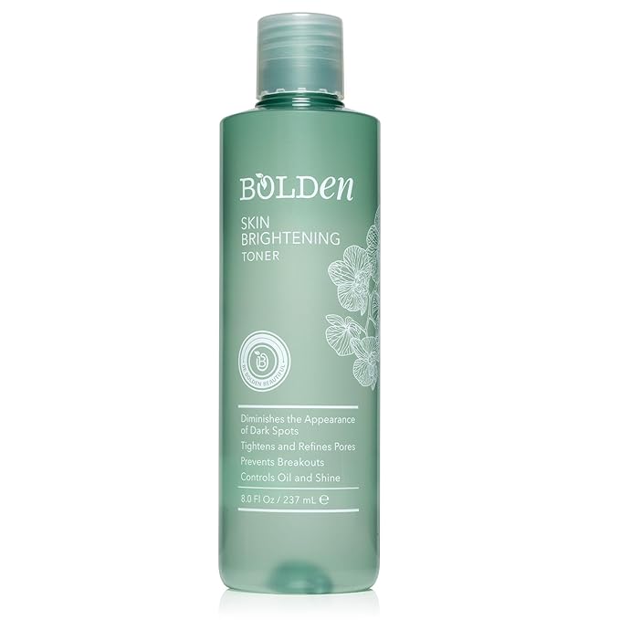 Bolden Skin Brightening Toner & SPF 30 Moisturizer Set | Fades Dark Spots, Controls Oil, Hydrates & Protects Skin | Glycolic Acid, Niacinamide, Vitamin C & Hyaluronic Acid