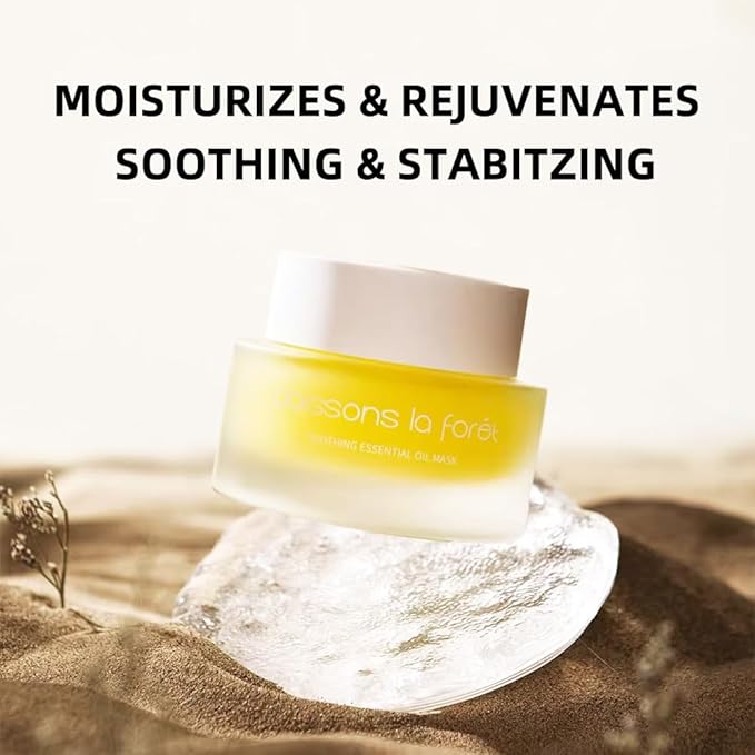 Soothing Moisturizing Plant Essence Mask 50g, nourishing both water and oil, soothing and moisturizing, nourishing the skin with oil