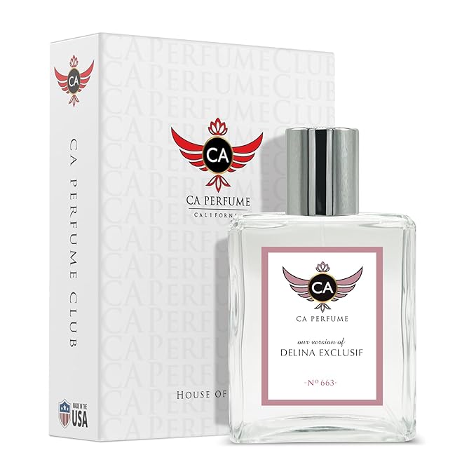 CA Perfume Impression of Delina Exclusif For Women Replica Fragrance Dupes Eau de Parfum Spray Bottle 3.4 Fl Oz/100ml-X1