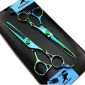 6.0 Inch Professional Japan 440C Hair Cutting Scissors - Salon Hair Blending/Thinning/Texturizing Shear for Barber or Home Use
