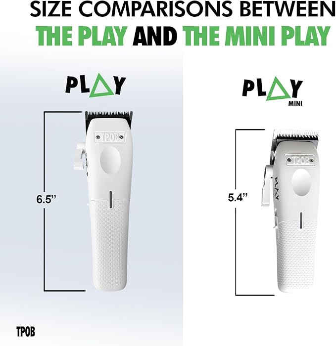TPOB Mini Play Professional Hair Clippers (White)