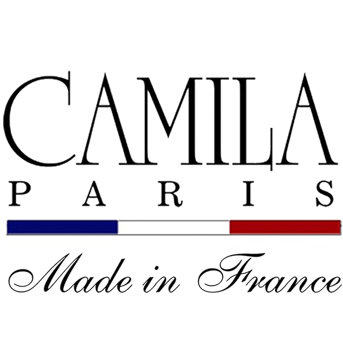 Camila Paris CP3882 French Headband for Women, Handmade White Tokyo, Strong Hold Grip Women's Hair Band, Ligth and Very Flexible, No Slip and Durable Styling Girls Hair Accessories, Made in France