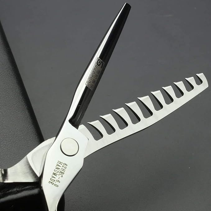 6/7/8/9 Inches Professional Hairdressing Scissors Set,Stainless Steel Hairdressing Scissors for Women & Men… (6 inch cutting scissors)