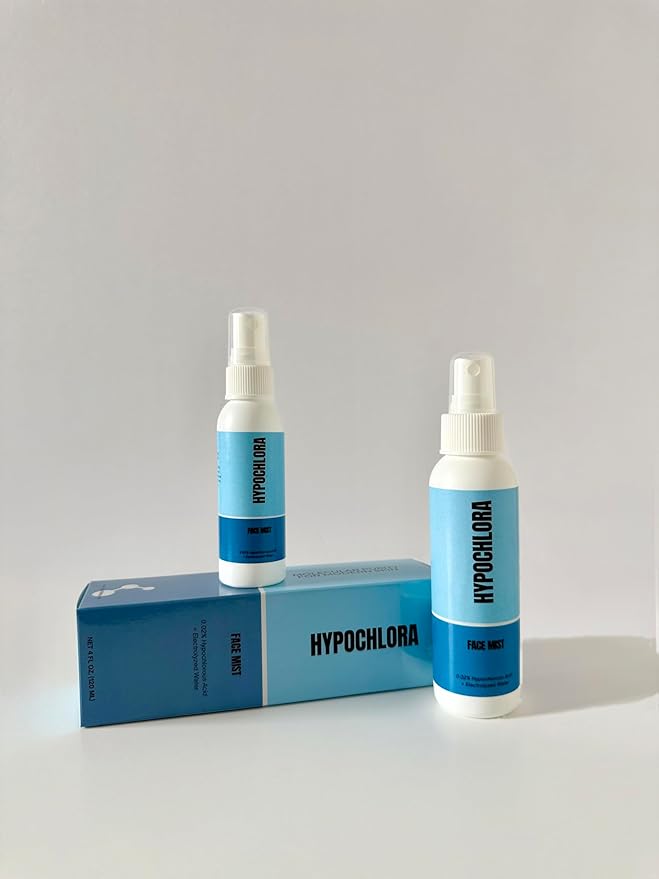 Hypochlorous Acid Face Mist – Gentle Facial Spray for Hydration & Soothing, Alcohol-Free Daily Skincare Refreshing Mist, Sensitive Skin Safe, 4 fl oz