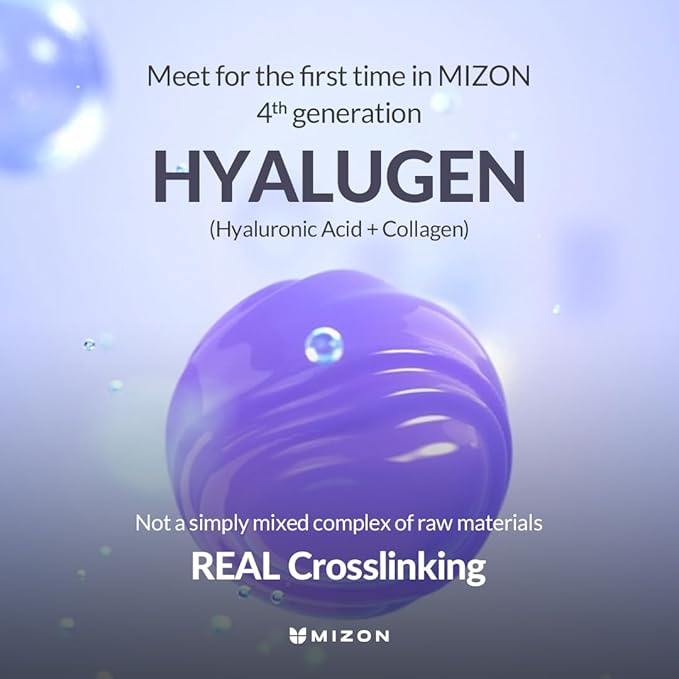 MIZON Hyalugen Water Toner for Deep Hydration and Better Skin Texture with Marine Collagen and Hyaluronic Acid Total Care Korean Skincare(4.39 oz)