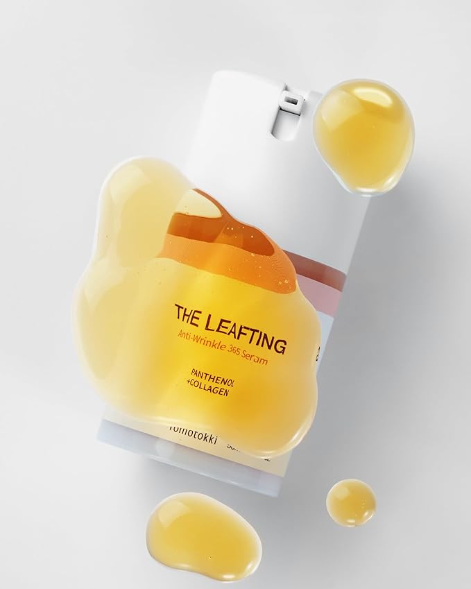 The Leafting Anti-Wrinkle 365 Serum 50ml(1.69fl oz) – Korean Skincare Essence – Glow Up – Even Tone Booster