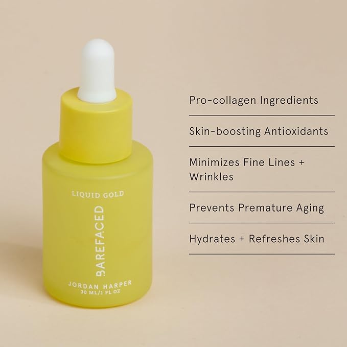 Barefaced Core Four (Retinoid Alternative) - Toning Pads II, Liquid Gold, Overachiever, Tinted SPF