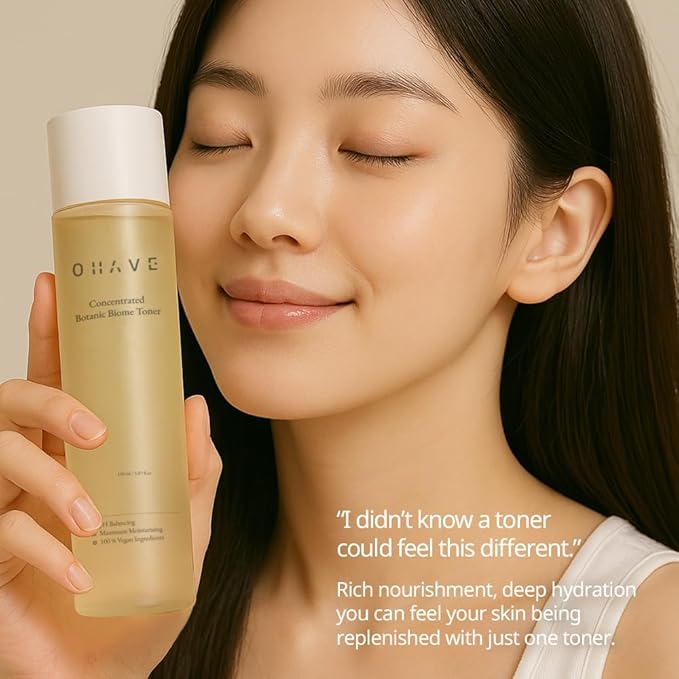 OHAVE Hydrating Facial Toner with Botanical Extracts – Soothing, Nourishing, and pH-Balancing – Suitable for All Skin Types, 150ml