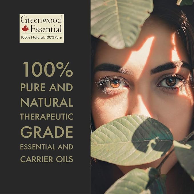Greenwood Essential Pure Copaiba Essential Oil (Copaifera officinalis) with Glass Dropper Steam Distilled (Pack of Three) 100ml X 3 (10.1oz)