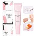 Makartt Gel Nail Glue: Solid Nail Glue for Press On Nails, 15ML 3D Gel UV Lamp Needed, Multifunctional Nails Tools Strong Adhesive Rhinestone Glues Gels for Charms & Gems, Ideal for DIY Home Salon Use