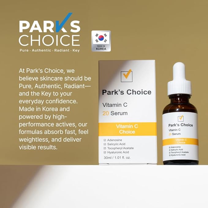 Park's Choice Vitamin C 20 Serum with Vitamin E & BHA, 1.01 fl.oz.